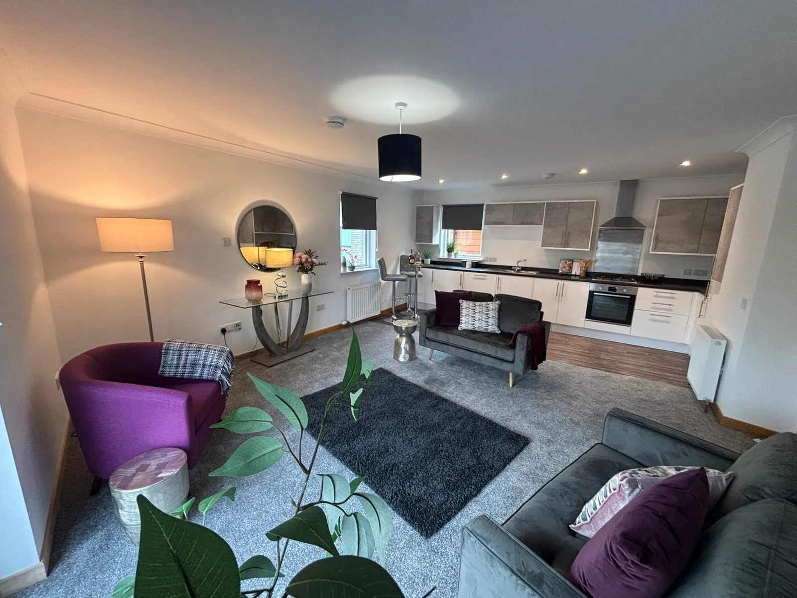 Staged interior at Viewfield, Arbroath